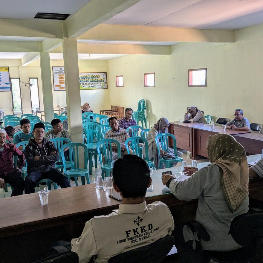 Rapat persiapan menyambut PHBN Desa Margamulya